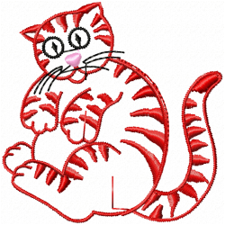 Cats Embroidery Design 5 Cats Embroidery Design 5